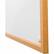 Alt View 17. Floortex - Viztex Lacquered Steel Magnetic Dry Erase Boards with an Oak Effect Frame - 18'' x 24'' - Aluminum, White.