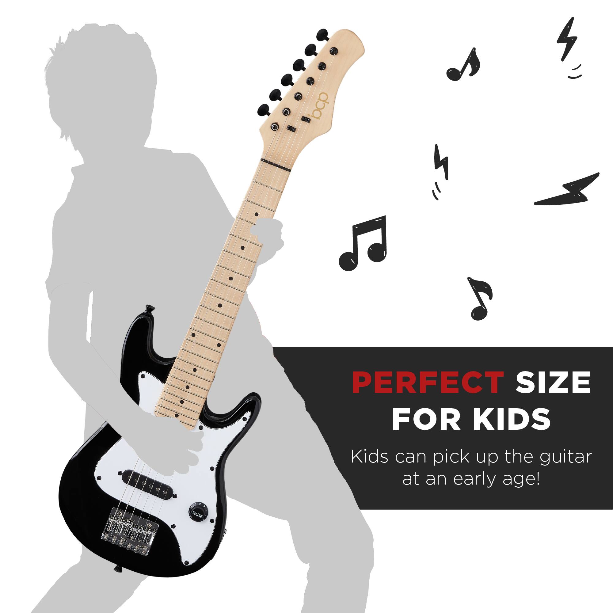 PERFECT SIZE FOR KIDS  
Kids can pick up the guitar at an early age!