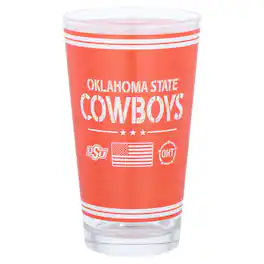 Indigo Falls - Oklahoma State Cowboys 16oz. OHT Military Appreciation Pint Glass - Multicolor