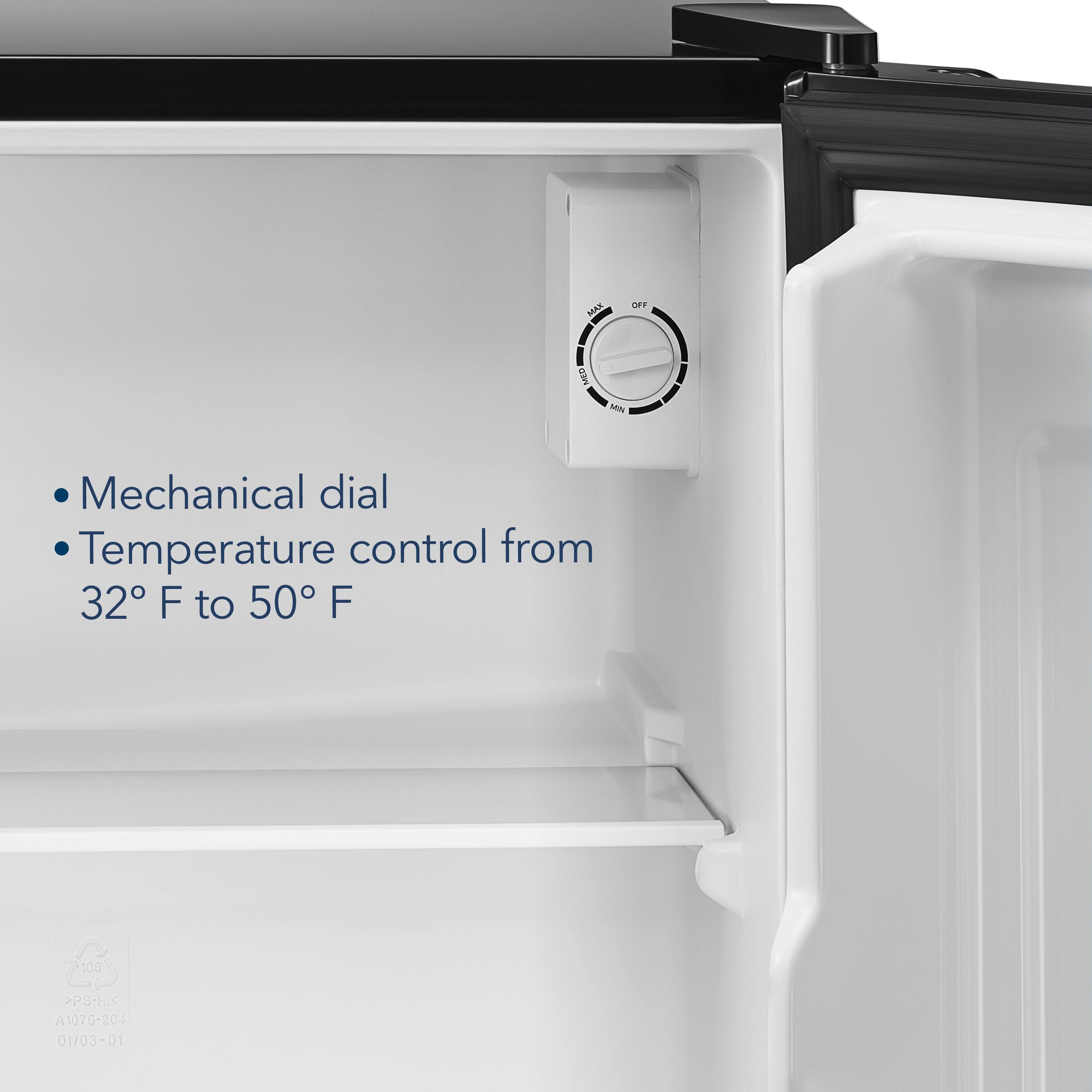 - Mechanical dial
- Temperature control from 32°F to 50°F

108 PPS-HIS  
A1070-204  
01/03-01