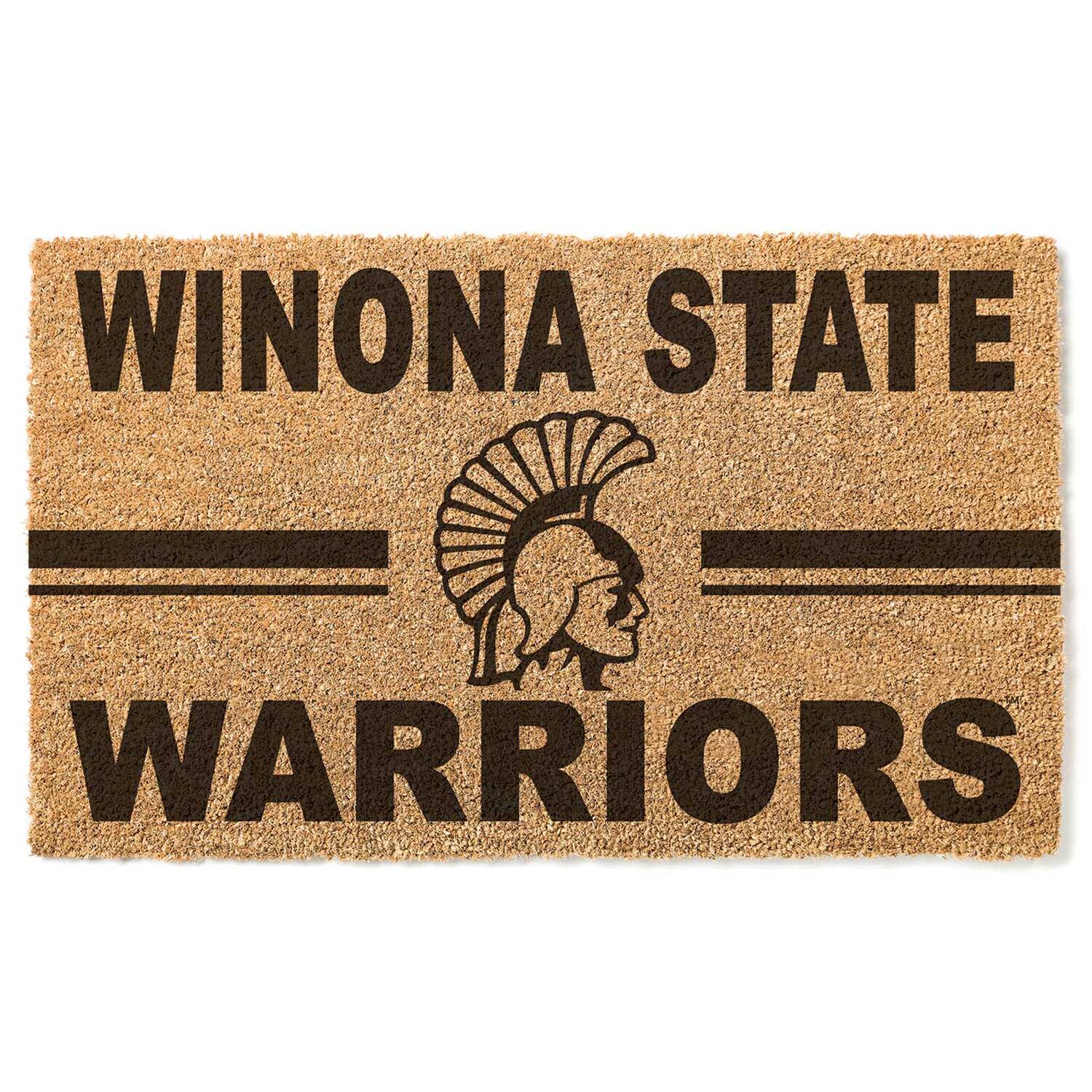 Winona State Warriors 18" x 30" Team Logo Doormat