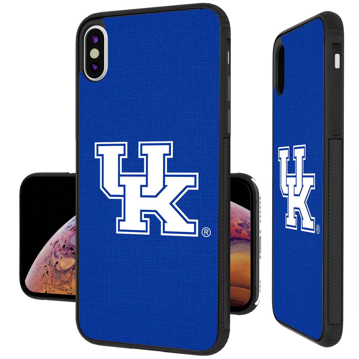 Alt View 3. Keyscaper - Kentucky Wildcats iPhone Solid Design Bump Case - 16 Plus - Multicolor.