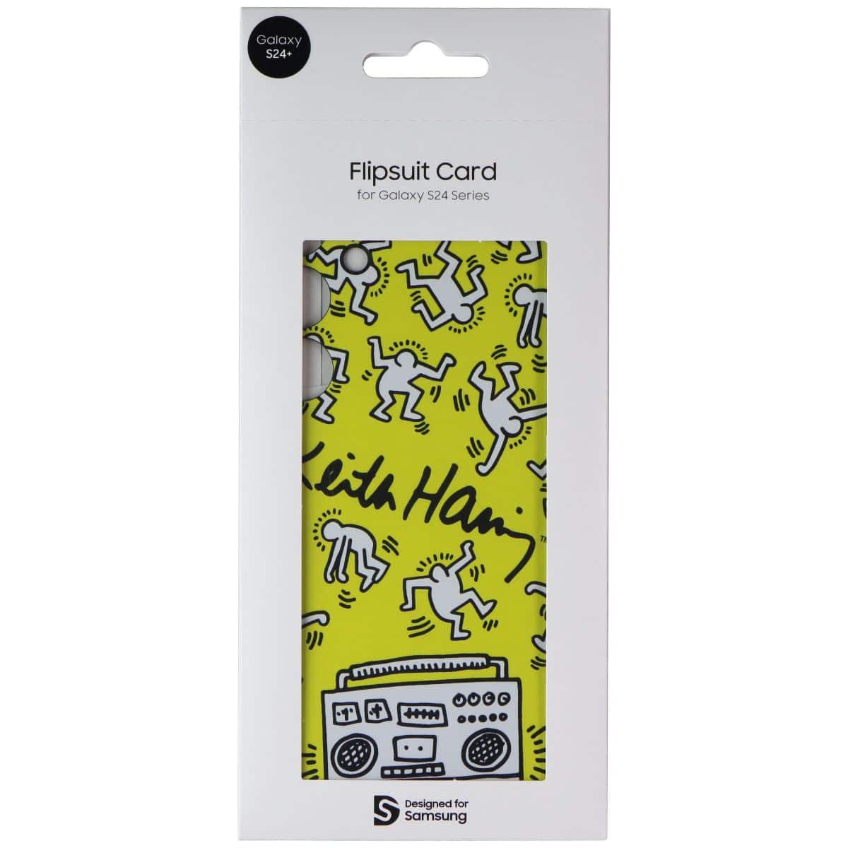Samsung - Interactive Flipsuit Card for Galaxy S24+ (Plus) - Keith Haring - Yellow