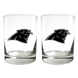 Great American Products - Carolina Panthers 15oz. Legacy Rocks Glass Set - Multicolor
