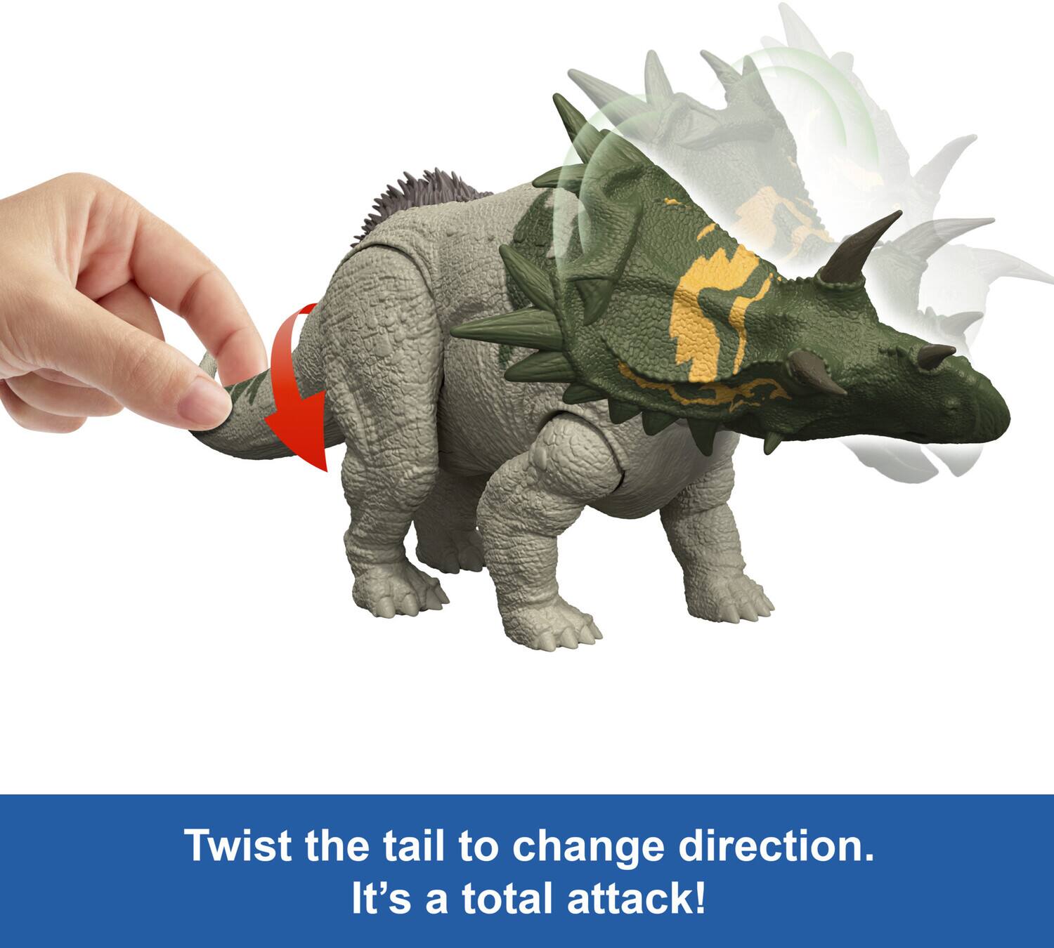 Twist the tail to change direction.  
It's a total attack!