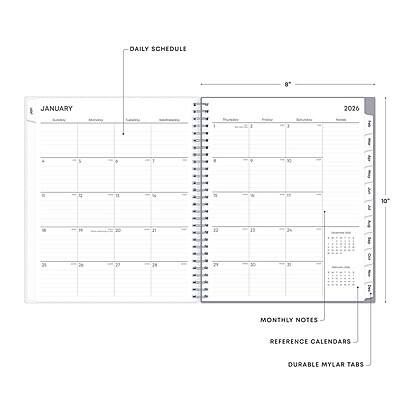 DAILY SCHEDULE  
8 JANUARY 2026  

JANUARY 2026  

MONTHLY NOTES  
REFERENCE CALENDARS  
DURABLE MYLAR TABS