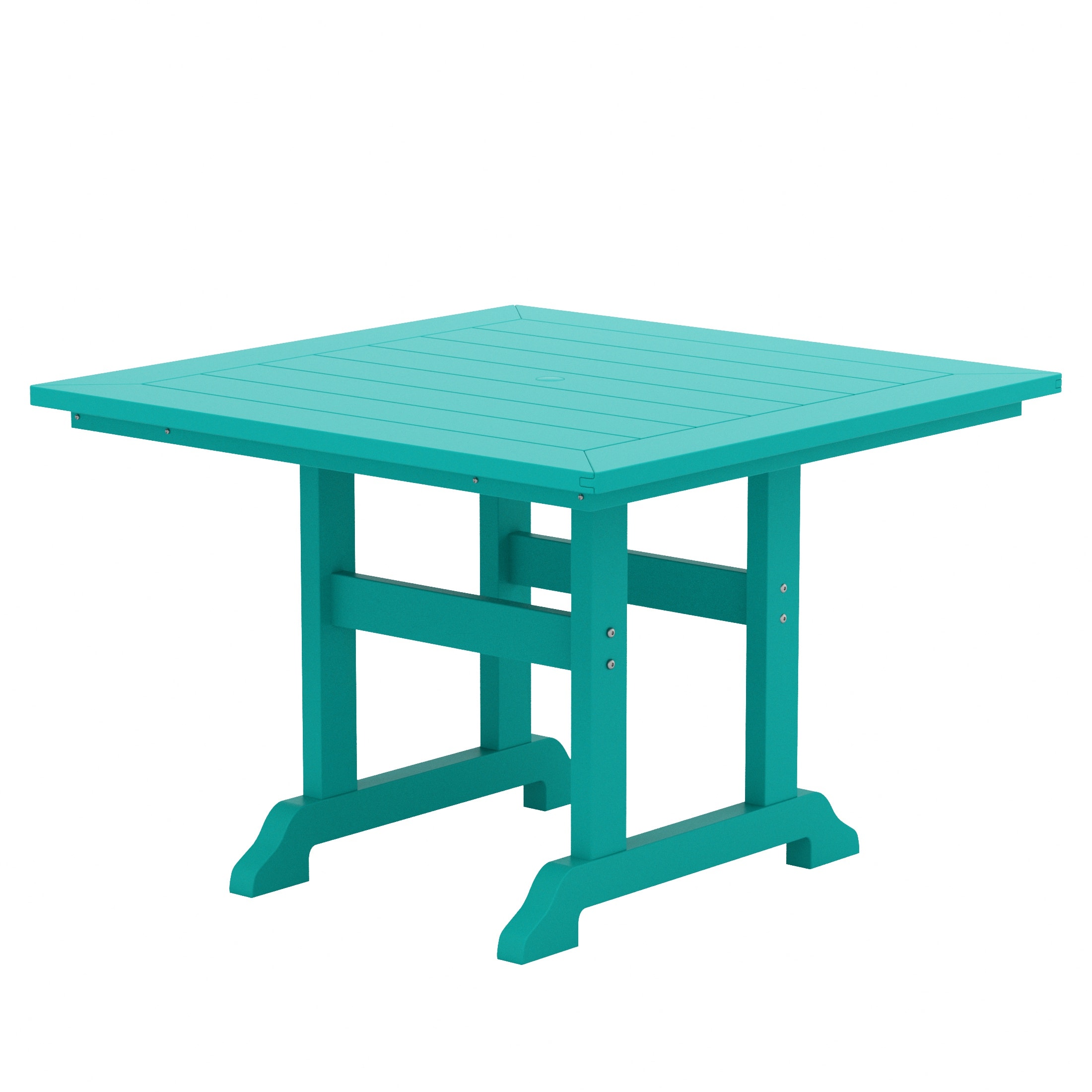 "WestinTrends - Malibu 43"" Outdoor Patio Square Dining Table - Turquoise" price history on PriceWatchPro