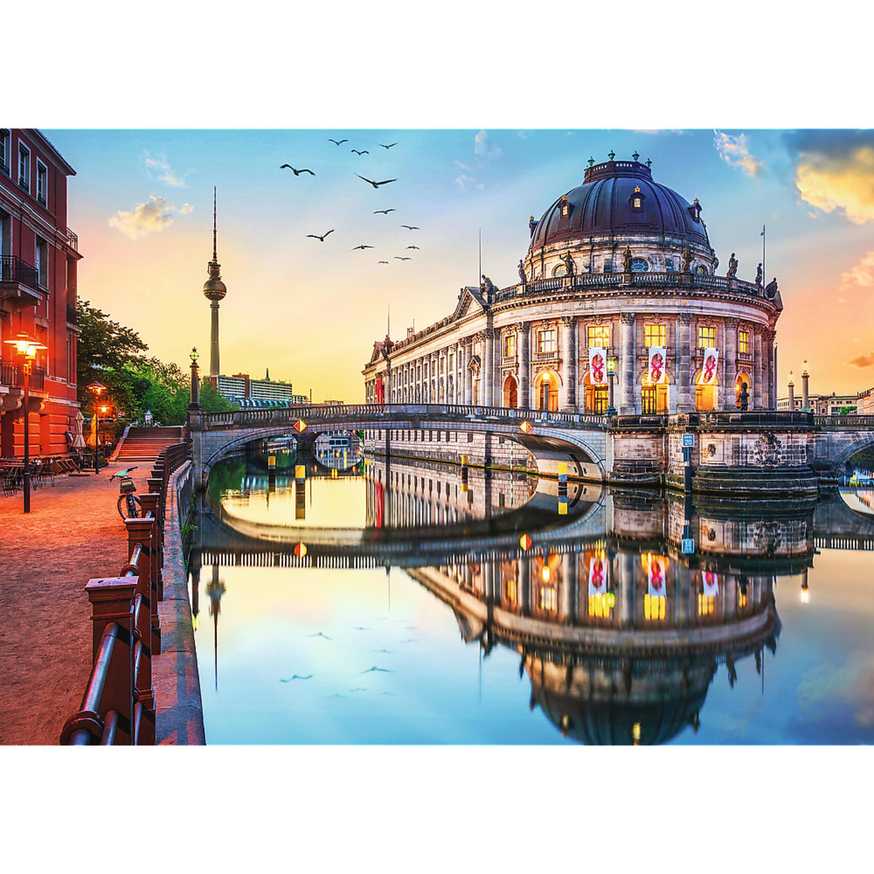 Alt View 1. Trefl - Trefl Premium Plus 1000 Piece Puzzle - Bode Museum in Berlin, Germany.