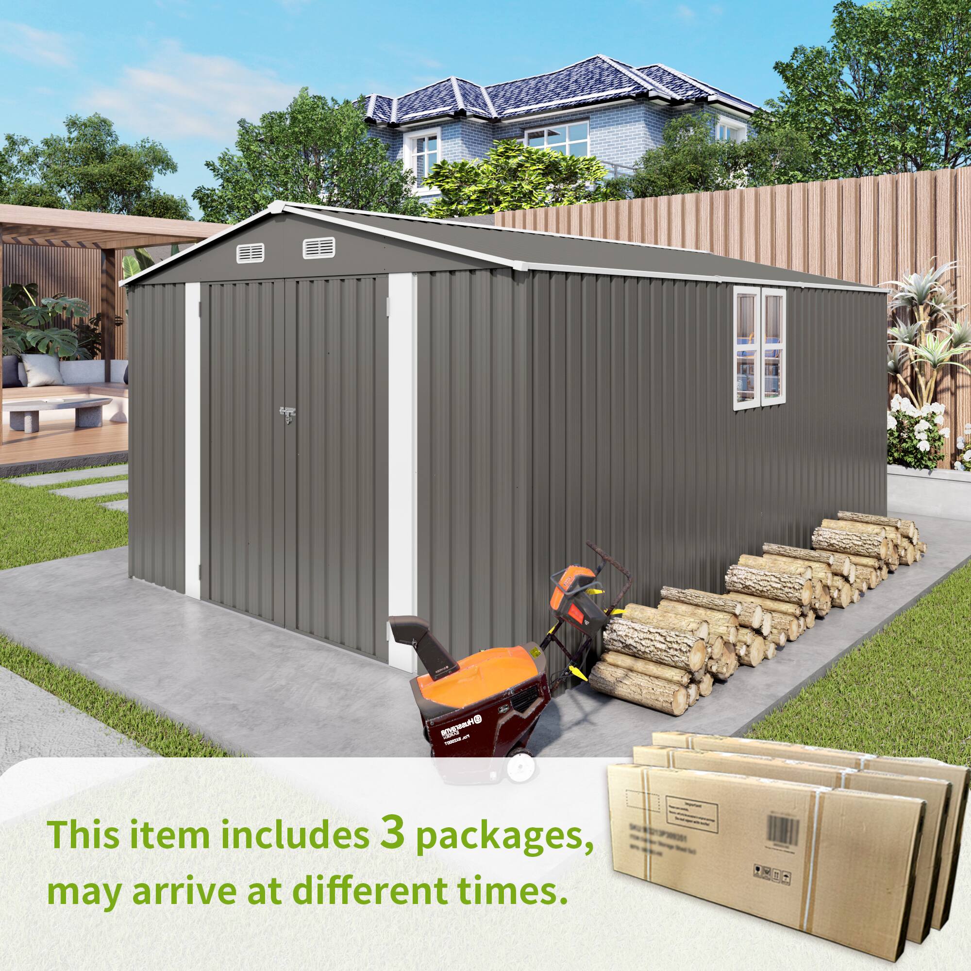 This item includes 3 packages, may arrive at different times.