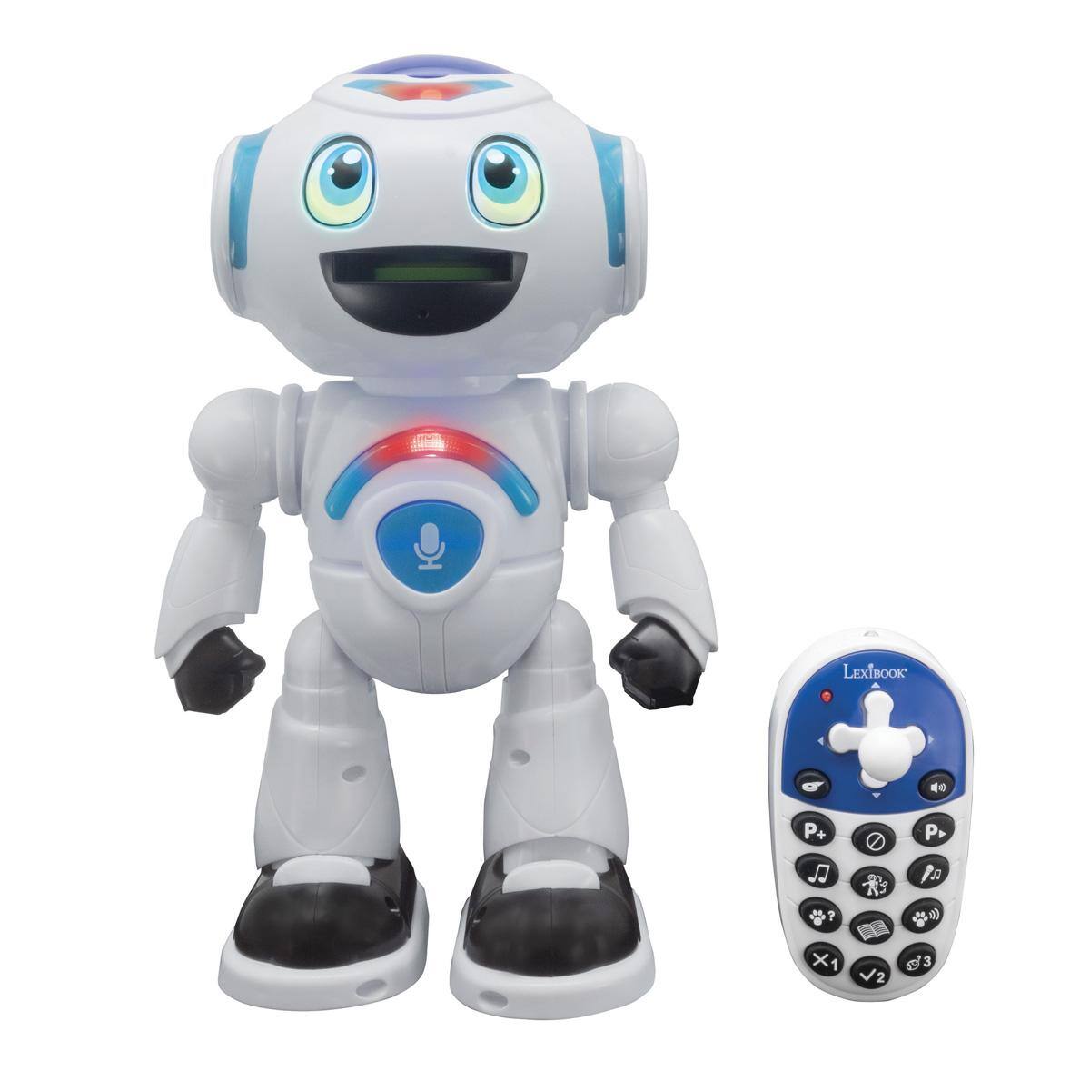 Alt View 2. Lexibook - POWERMAN® MASTER STEM Robot with Quiz, Music, Games, Disc Shooting incl remote control (English).