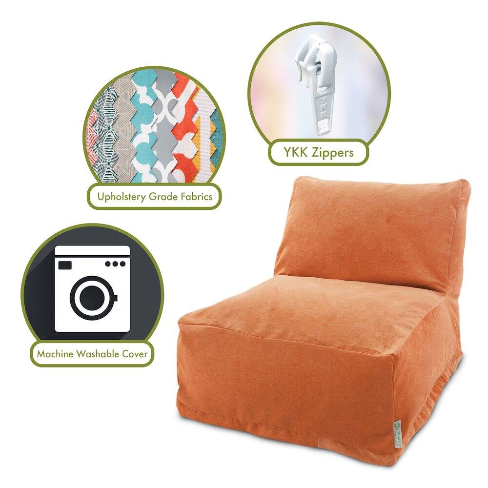 - Upholstery Grade Fabrics
- YKK Zippers
- Machine Washable Cover