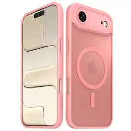 Vena - For Apple iPhone 17 Air Case Magsafe, Magnetic Shockproof Translucent Back Slim Protective Phone Case, Light - Pink