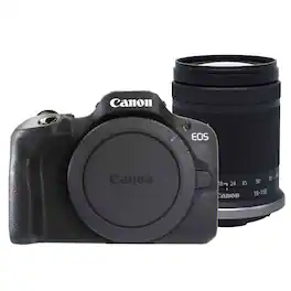 Canon - EOS R100 Mirrorless Camera Black with RF S 18 150mm f3.5 6.3 IS STM Lens