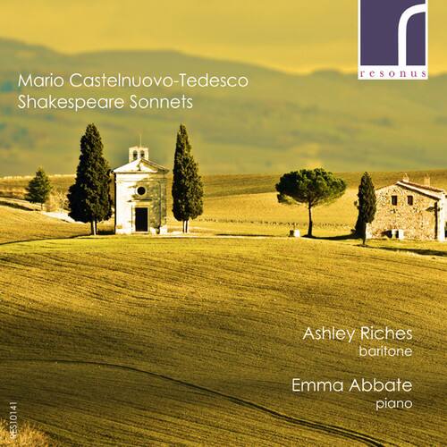 Castelnuovo-Tedesco / Riches / Abbate - Shakespeare Sonnets   - COMPACT DISCS [CD]
