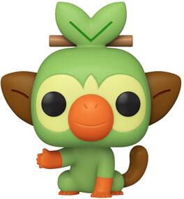 Funko - POP! GAMES: Pokemon - Grookey - Collectibles - Multicolor
