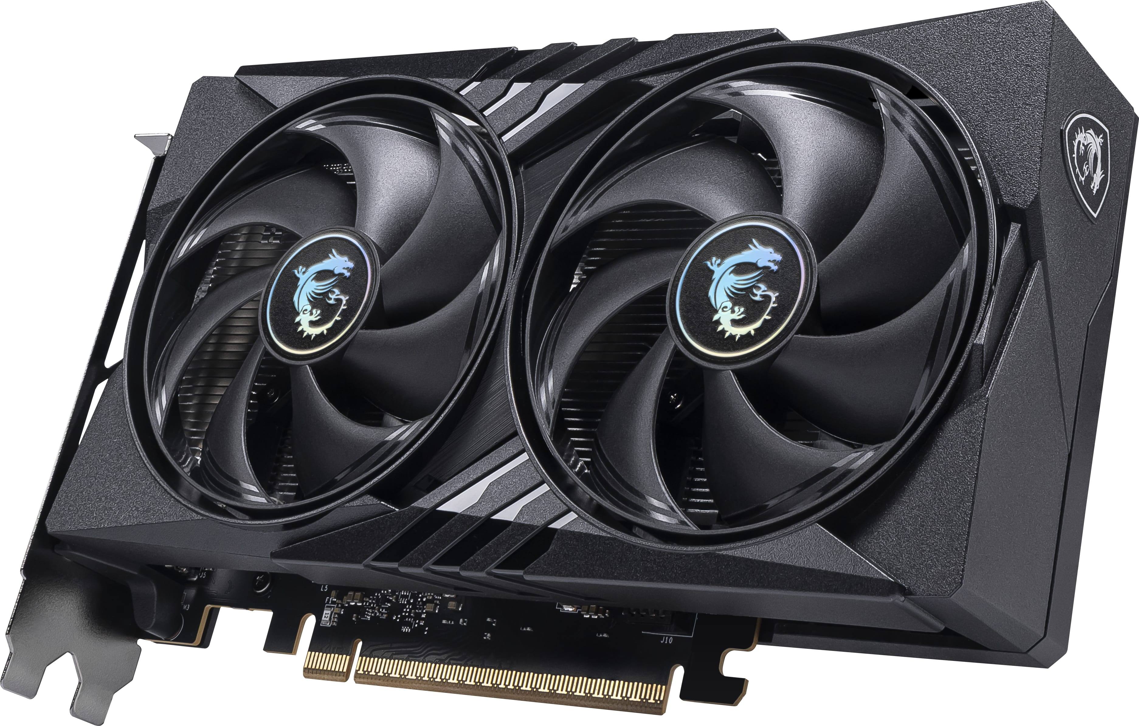 Alt View 6. MSI - NVIDIA GeForce RTX 5050 8G GAMING OC 8GB GDDR6 PCI Express Gen 5 Graphics Card - Black.