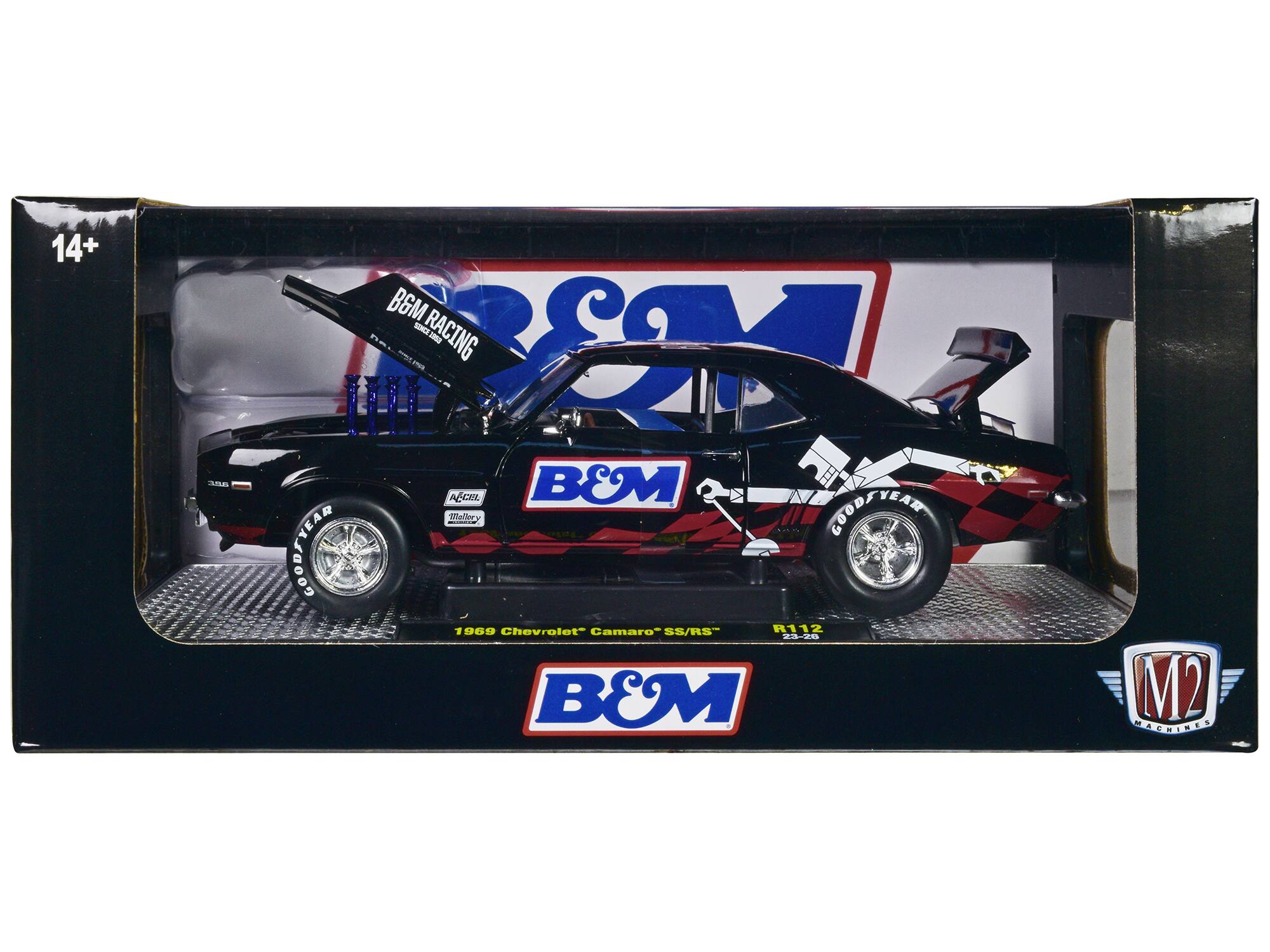 14+ B&M - RACING i - 1969 Chevrolet Camaro SS/RS R112 2428 BEM M2 WAGHICED