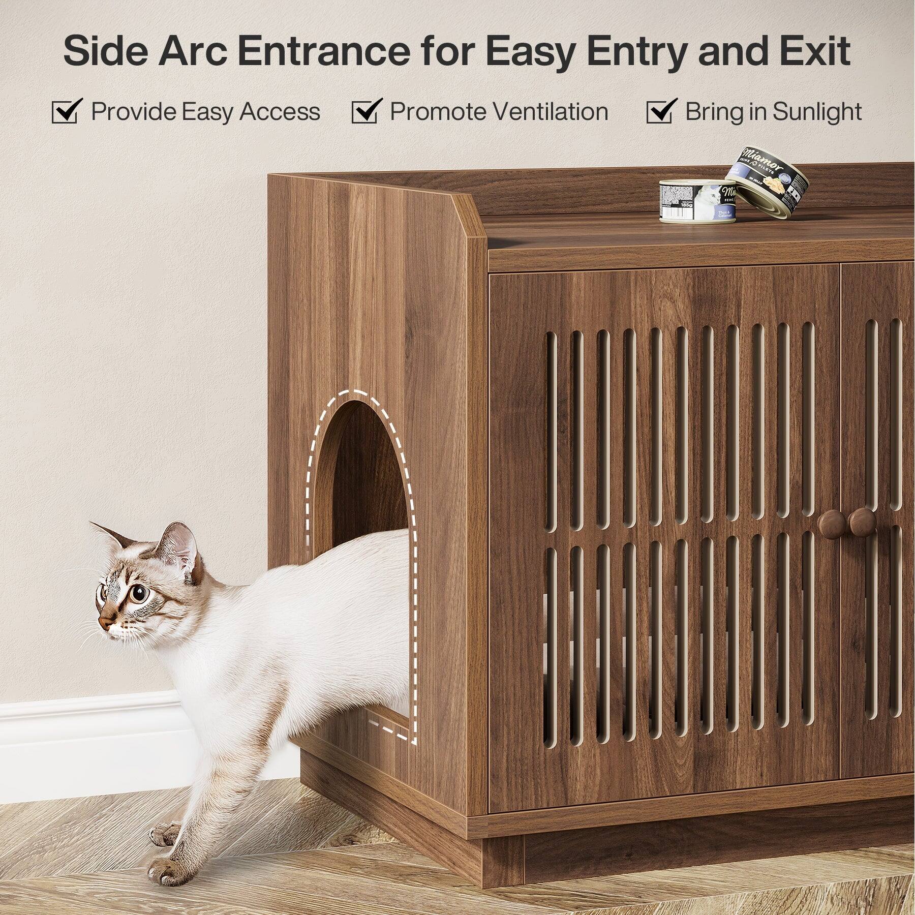 Side Arc Entrance for Easy Entry and Exit  
- Provide Easy Access  
- Promote Ventilation  
- Bring in Sunlight