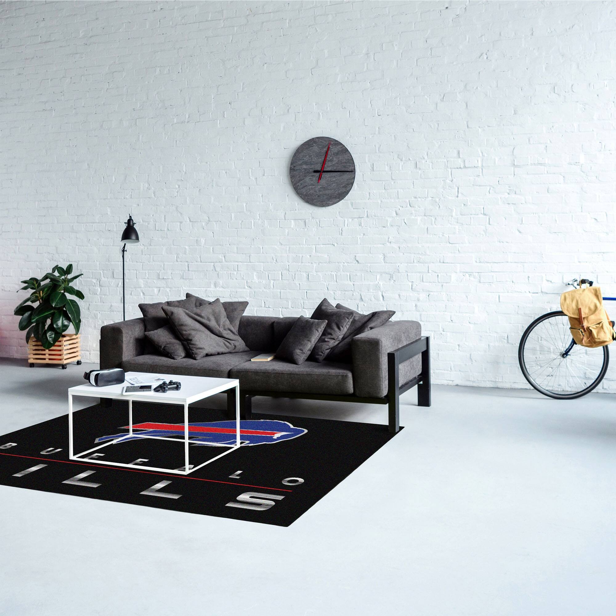 Alt View 2. Imperial - Buffalo Bills 3'10'' x 5'4'' Chrome Rug - Multicolor.
