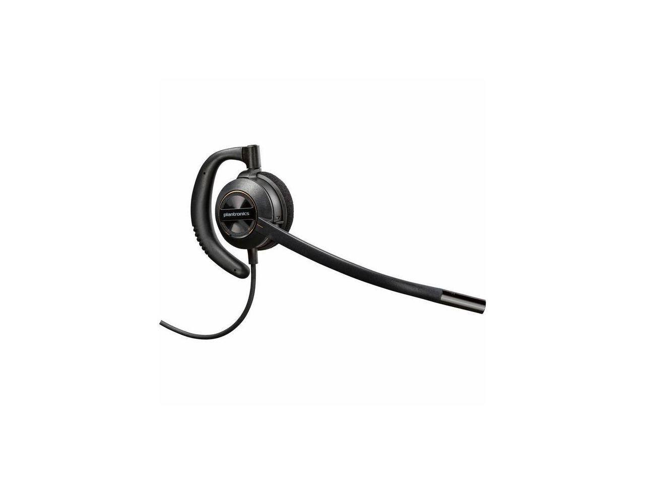 Alt View 1. Poly - Poly Mini-phone - 3.5mm Wired - 20 Hz-16 kHz - On-ear - Noise Cancelling Mic - Black - Black.