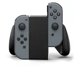 PowerA - Joy-Con Comfort Grip for Nintendo Switch - Black - Front_Zoom