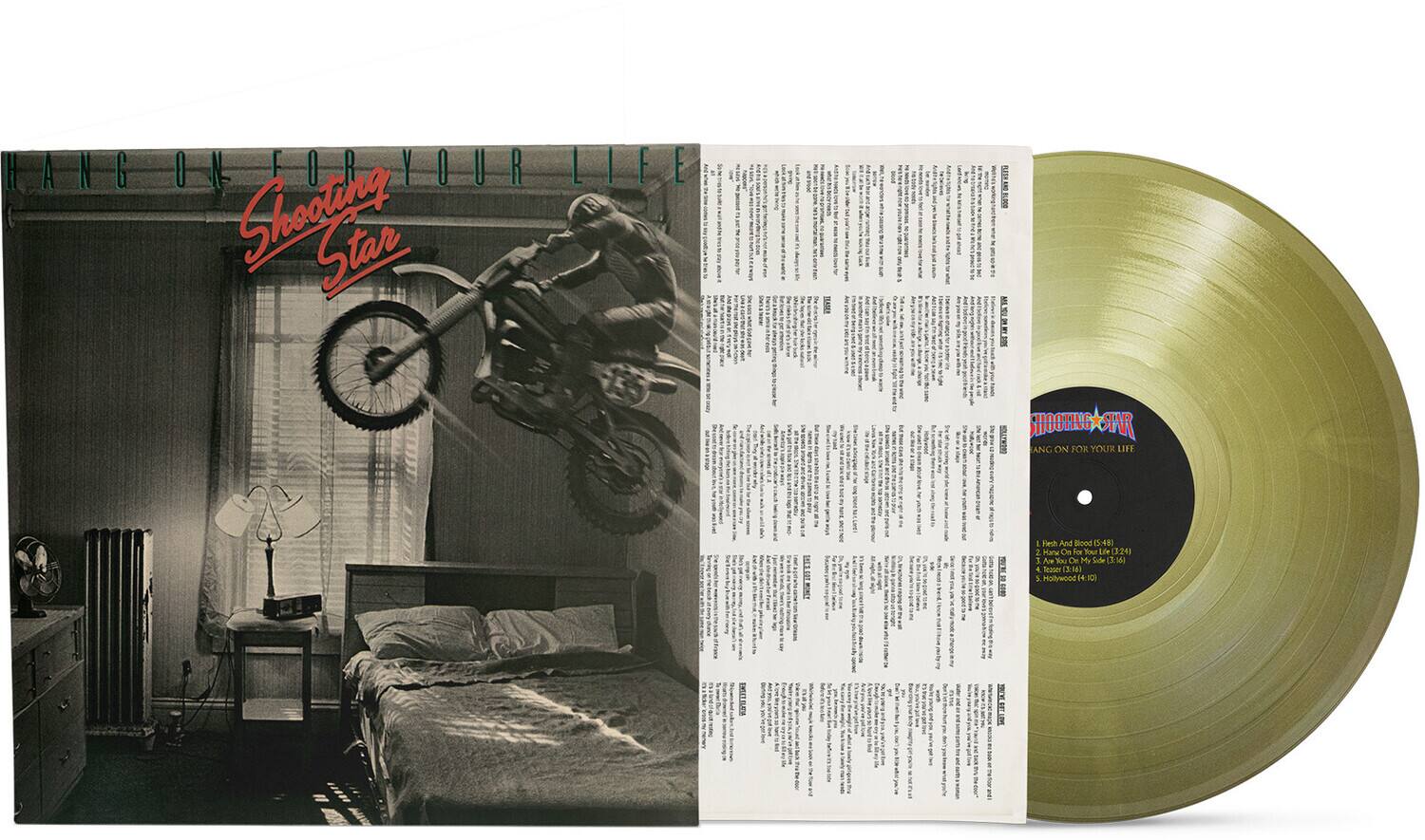 Shooting Star - Hang on for Your Life - Gold  - VINYL LP