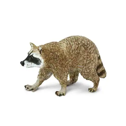 Front. Safari Ltd. - Raccoon Toy Figurine.