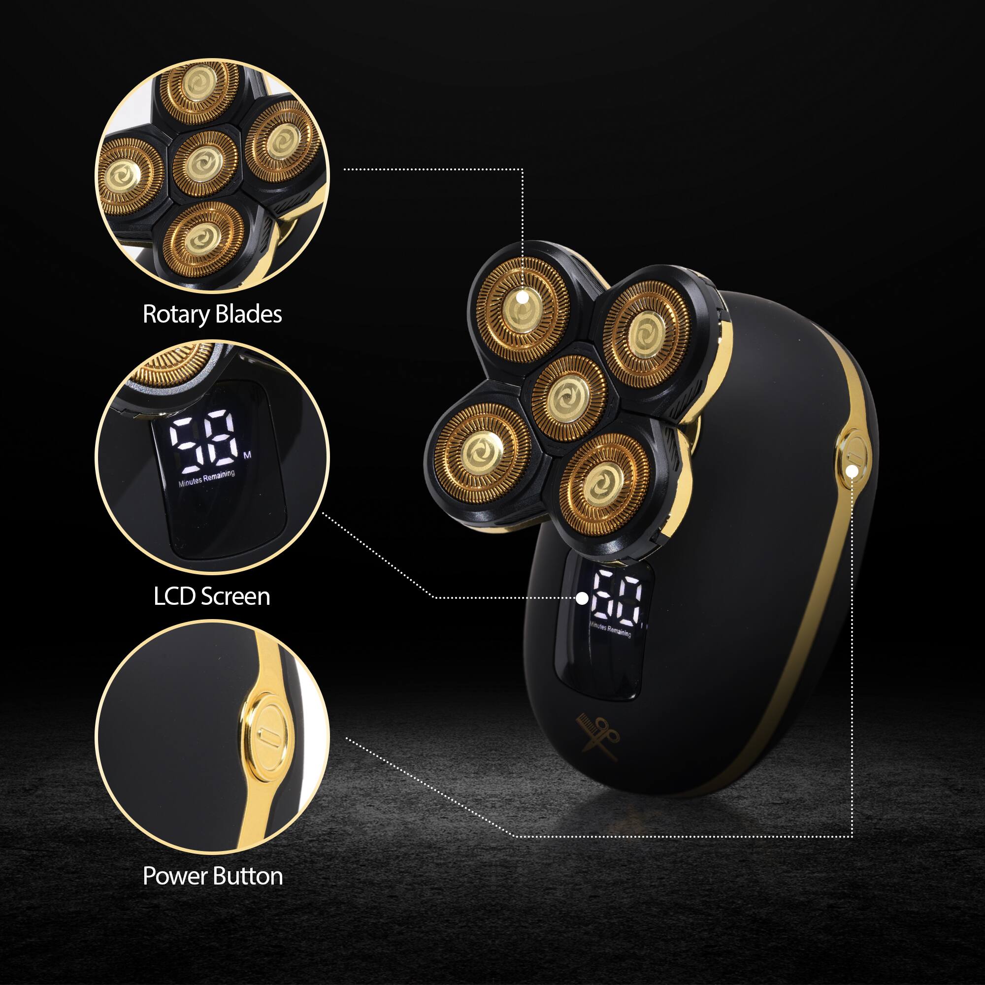 Rotary Blades  
LCD Screen  
Power Button