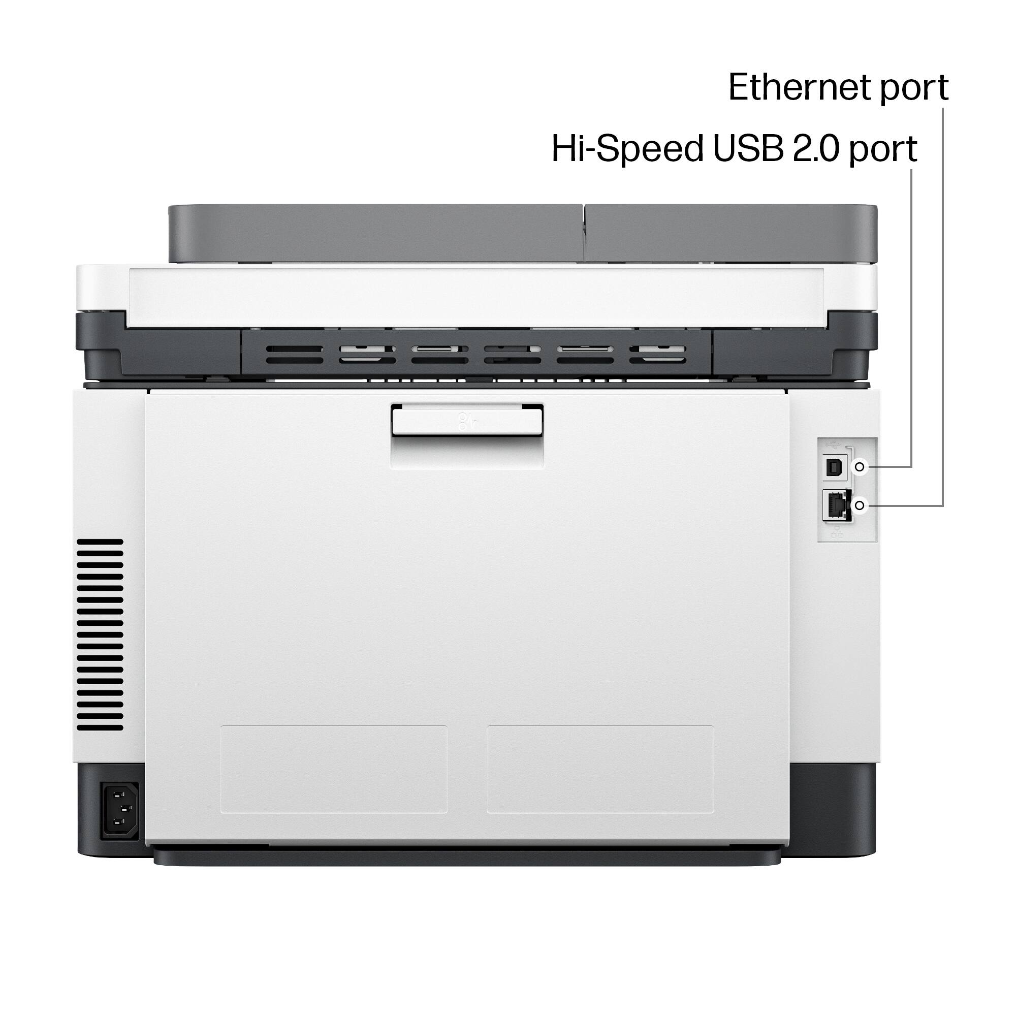 Ethernet port  
Hi-Speed USB 2.0 port