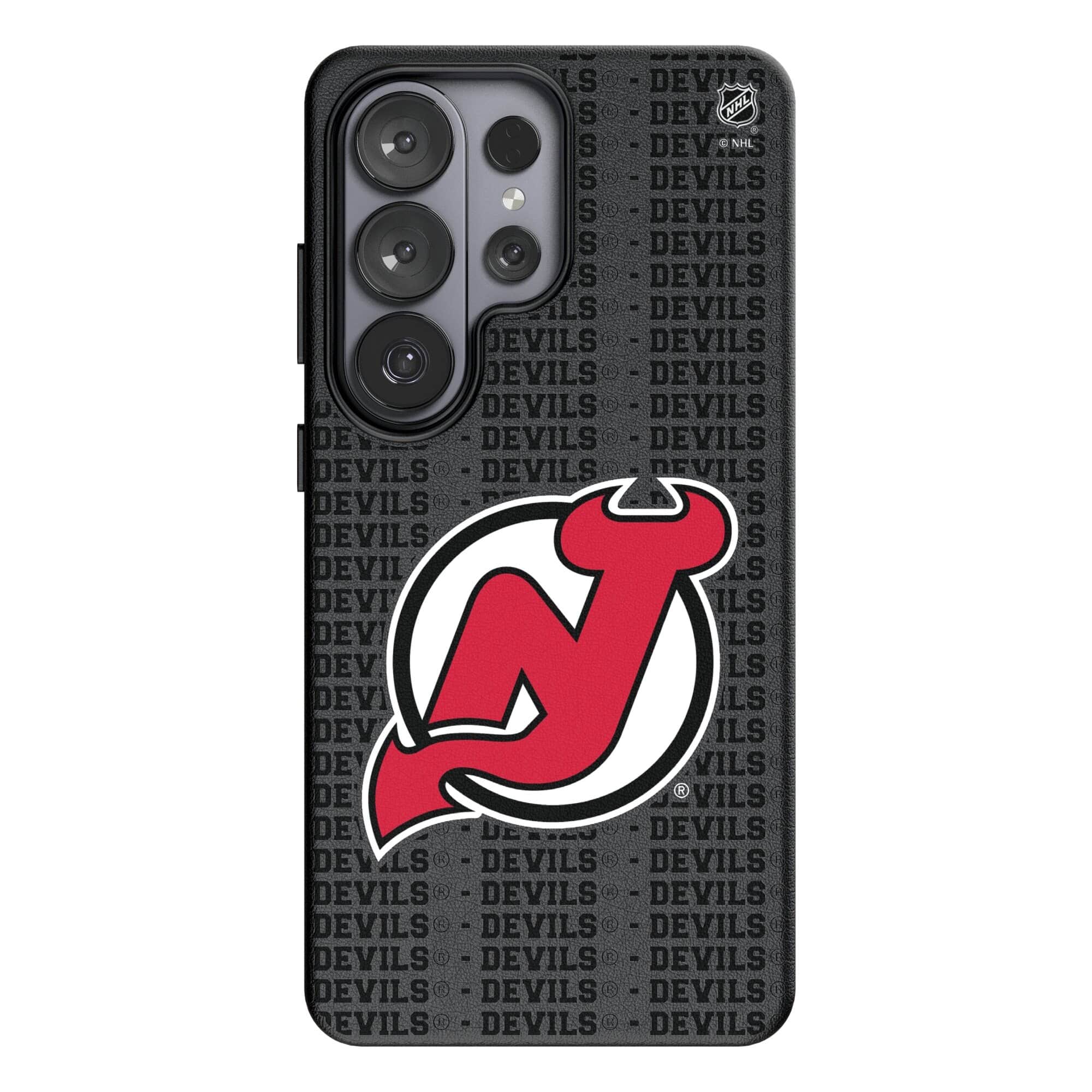 Keyscaper - NHL - New Jersey Devils Text Backdrop Galaxy Magnetic Bump Case - S24 Plus - Black price history on PriceWatchPro