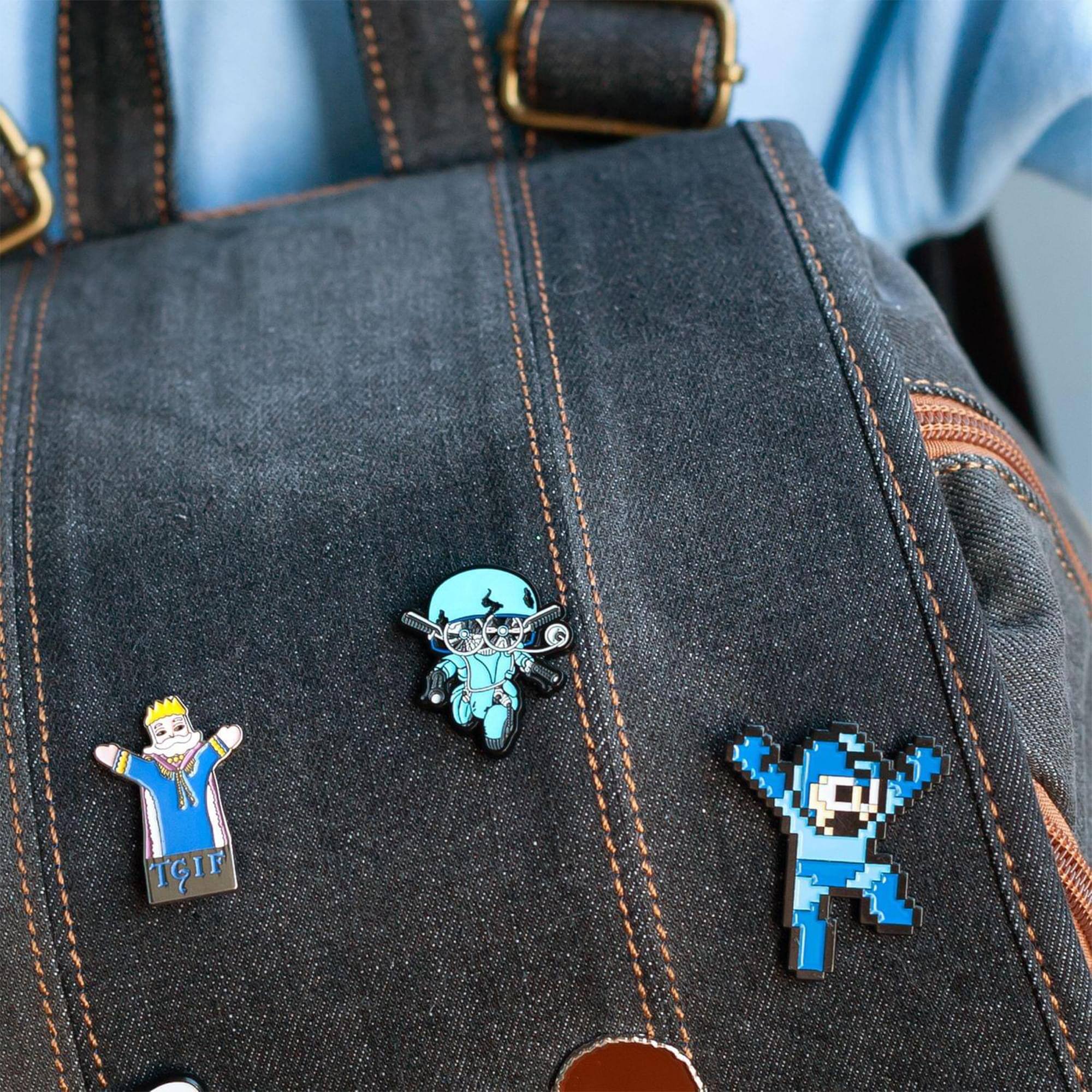 Alt View 10. Transformers - Transformers The Last Knight Enamel Collector Pin | Sqweeks Scooter Autobot - Blue.