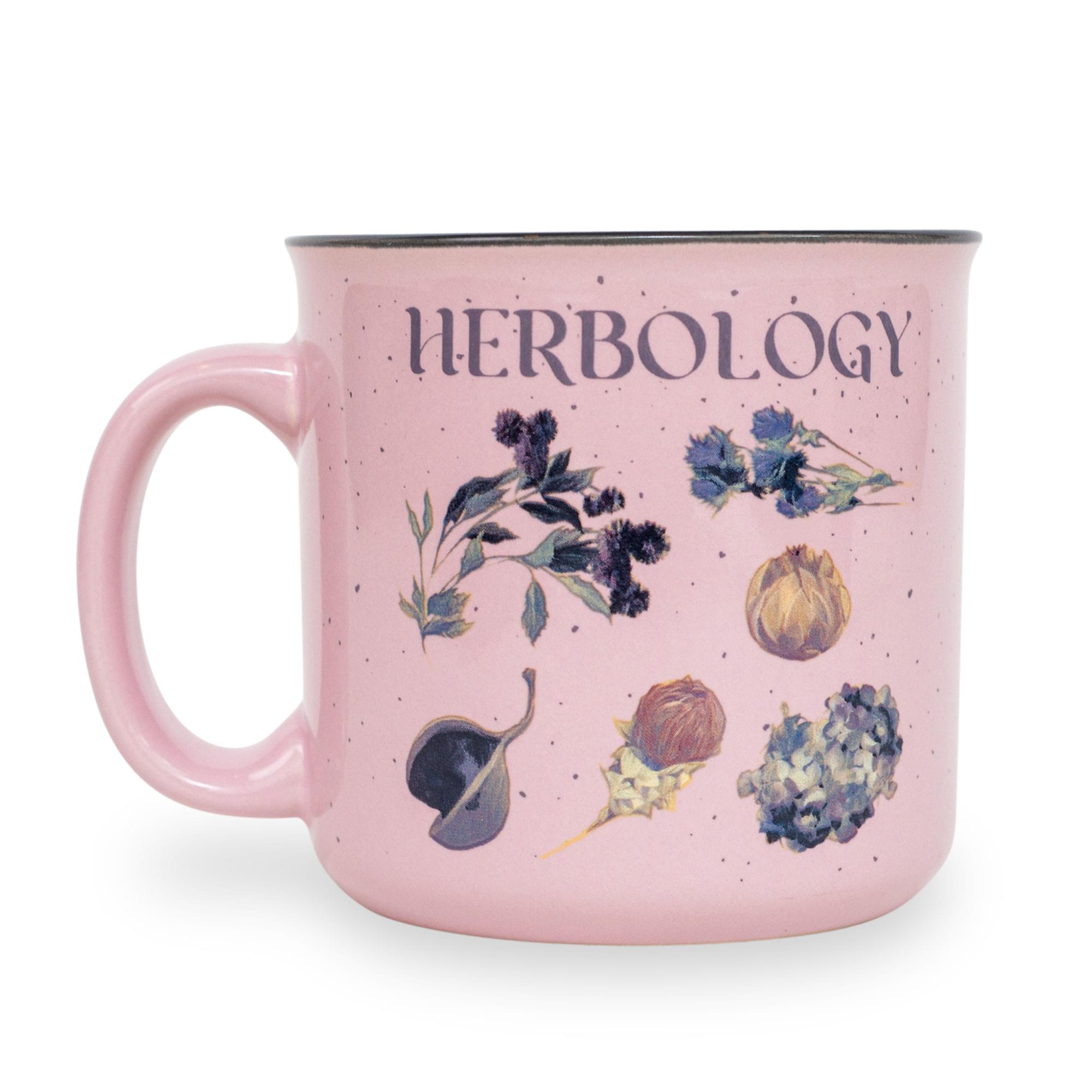 Silver Buffalo - Harry Potter Herbology Ceramic Camper Mug | Holds 20 Ounces - Pink