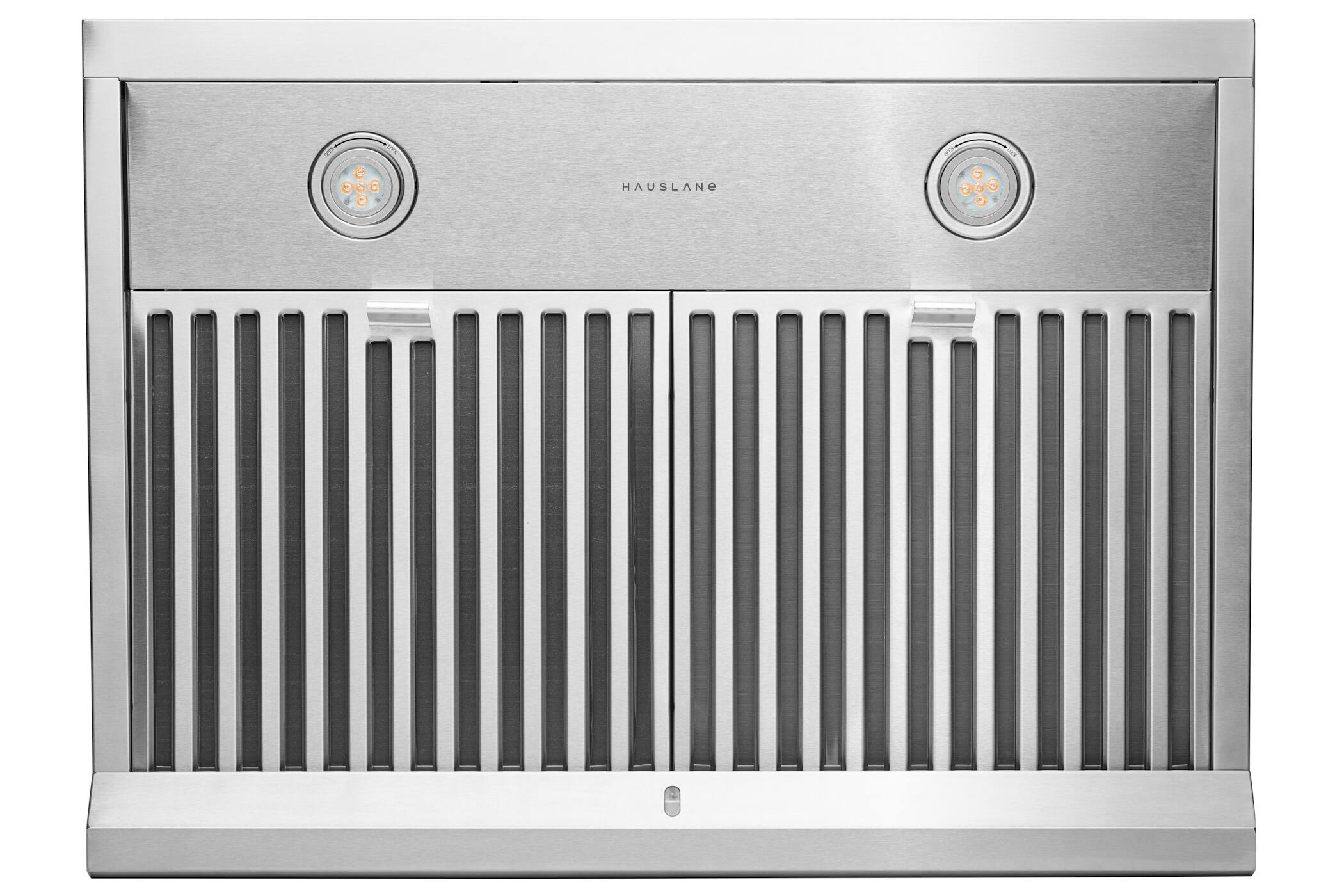 Alt View 2. Hauslane - Hauslane UC-PS18 30-in Ducted Stainless Steel Undercabinet Range Hood with 3-Way Venting System (OFFICIAL) - Silver.