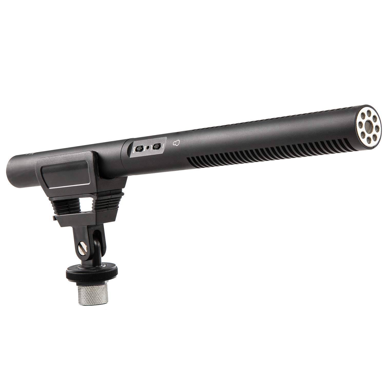 Front. Lyxpro - CMG-50 Condenser Shotgun Mic with Battery/Phantom Power for DSLR & Camcorders.