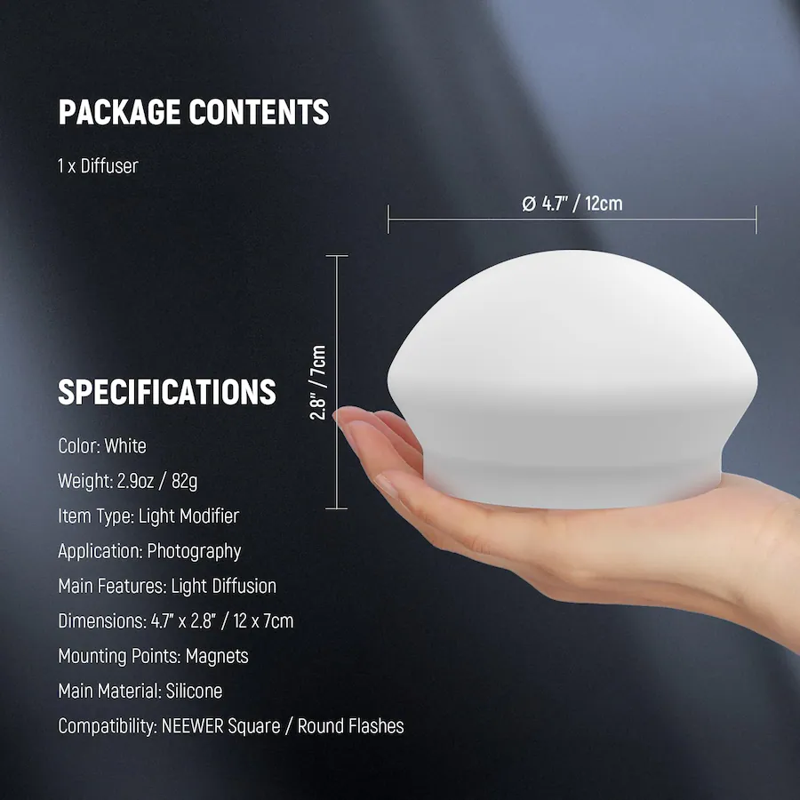 Light Diffuser Types CRS9 Silicone Diffuser for NEEWER Flashes - Best Buy