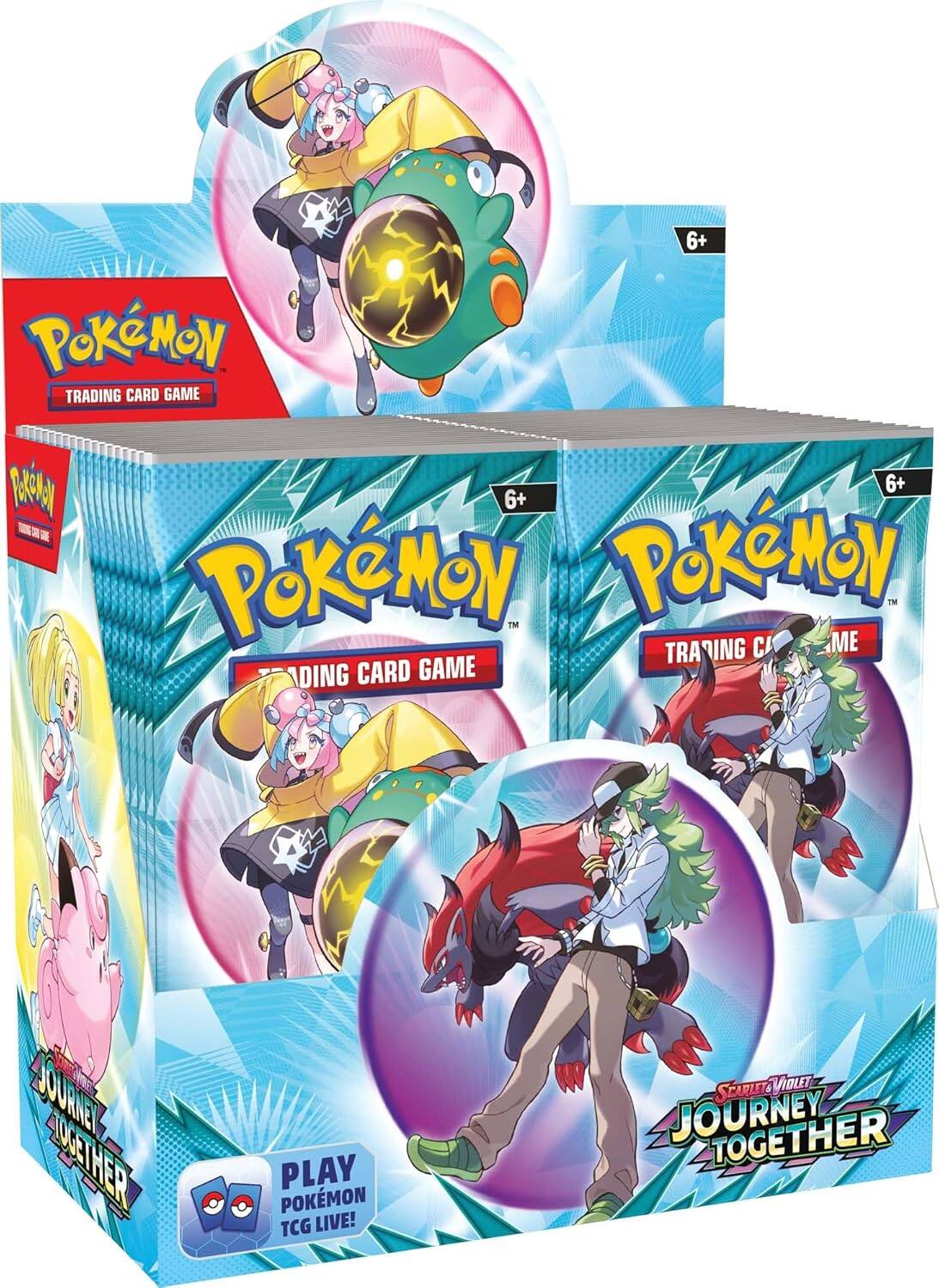 6+ Pokémon Trading Card Game  
6+ Pokémon Trading Card Game  
Pokémon Trading Card Game  
Pokémon Trading Card Game  
Journey Together  
Play Pokémon TCG Live!  
Scarlet & Violet  
Journey Together
