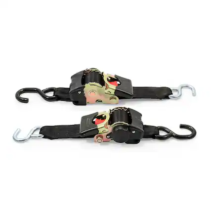 Front. Camco - Camco Retractable Transom Tie Down Straps (2-Pack).