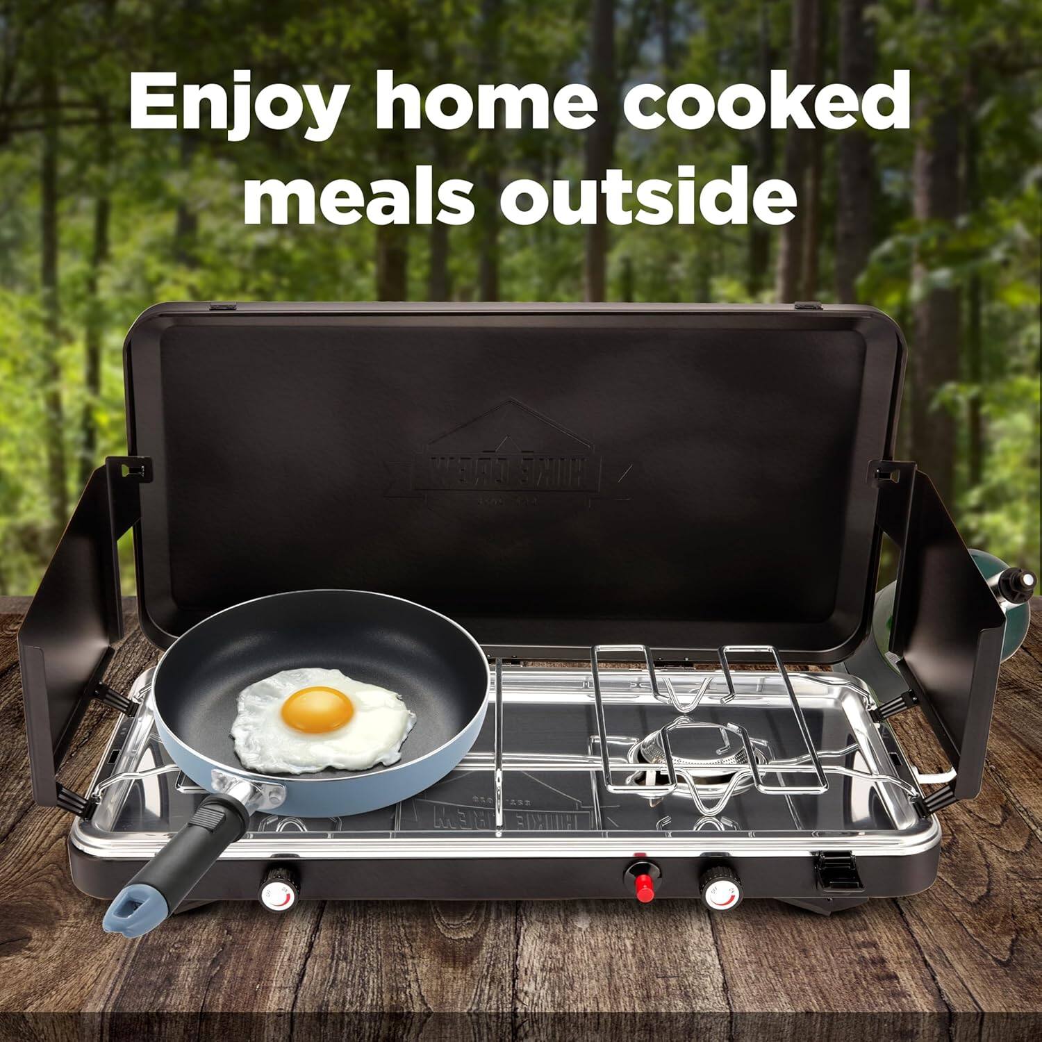 Enjoy home cooked meals outside