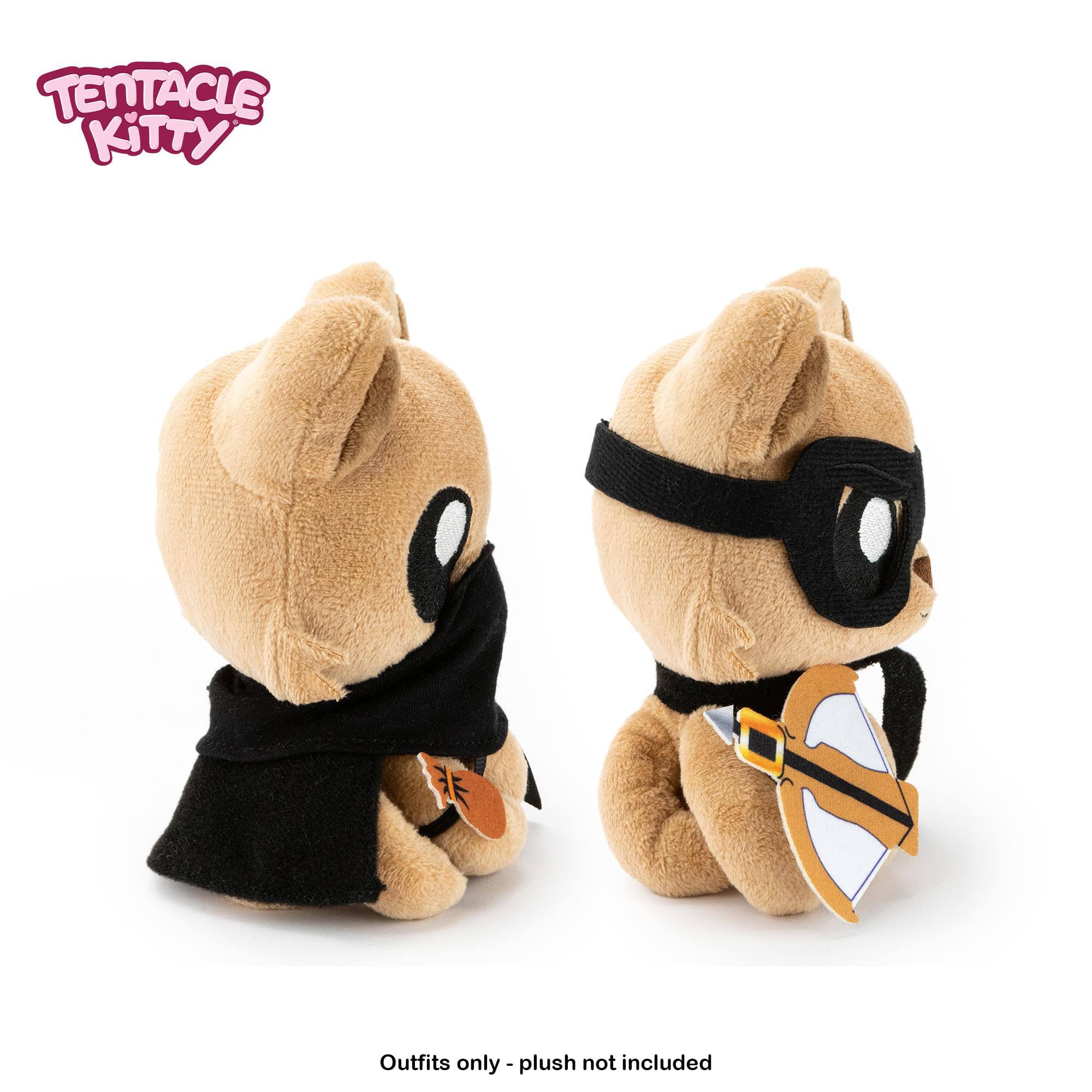 TENTACLE KITTY  
Outfits only - plush not included