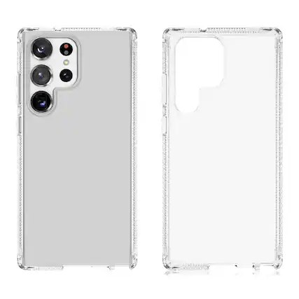 Front. Itskins - ITSkins Spectrum Clear case for Galaxy S23 Ultra - Clear.