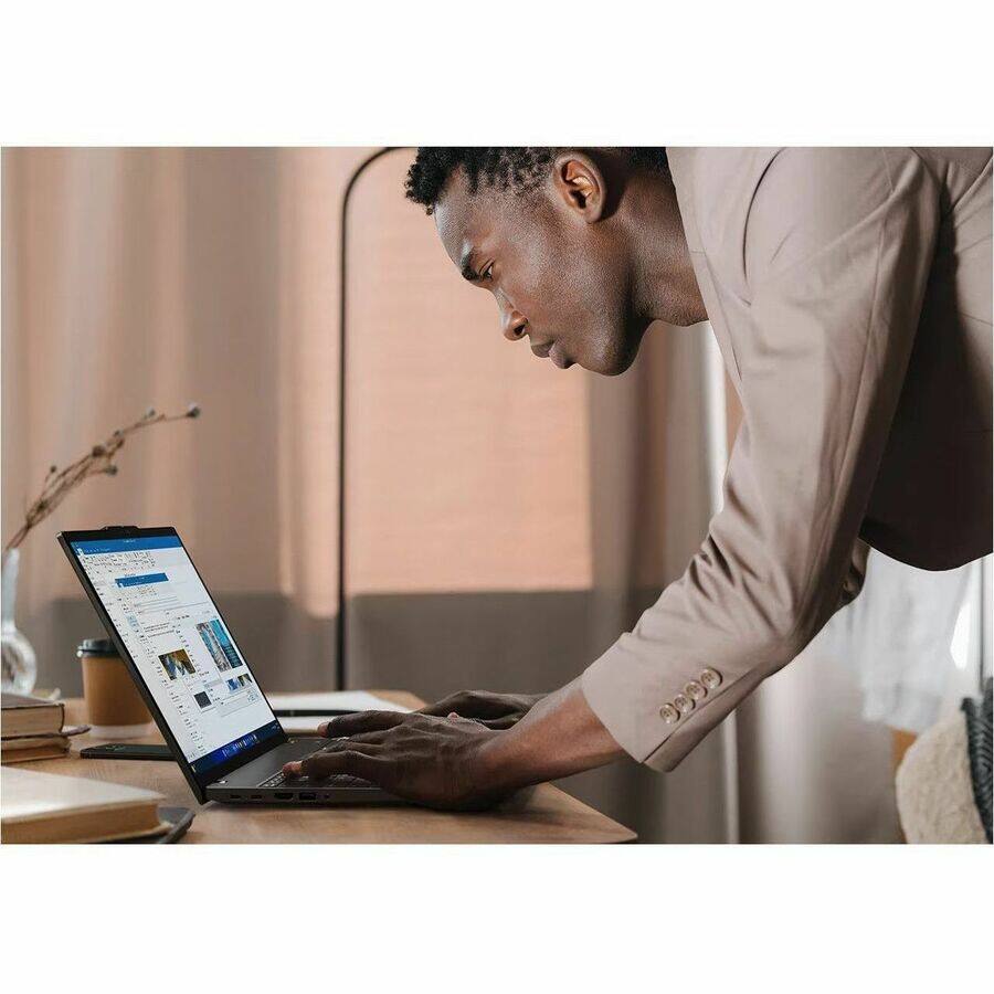 Alt View 7. Lenovo - Lenovo ThinkPad T16 Gen 4 22AW002NUS 16" Touchscreen Copilot+ PC Notebook - WUXGA - Intel Core Ultra 5 238V - 32 GB - Black.