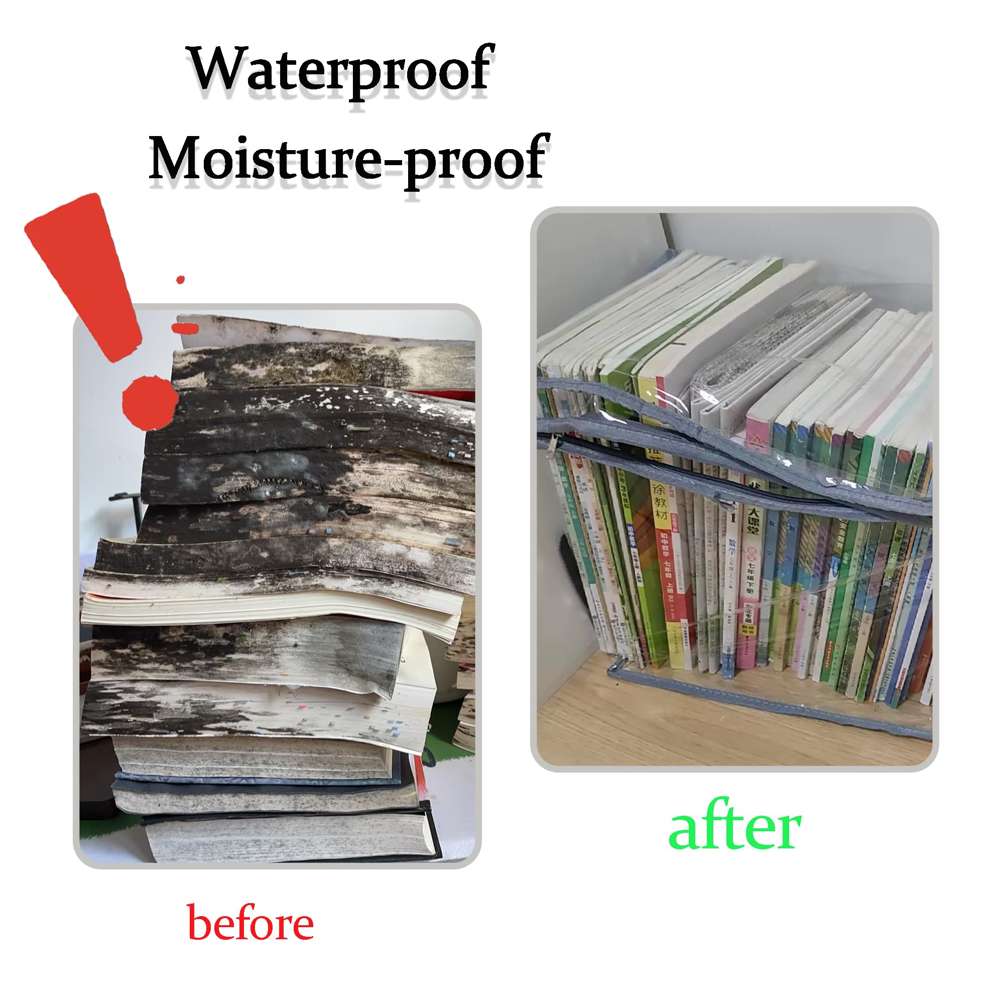 Waterproof Moisture-proof

before

after