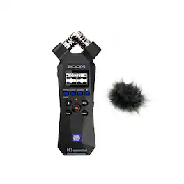 Zoom - H1essential Stereo Handy Recorder and Hairy Windscreen Bundle