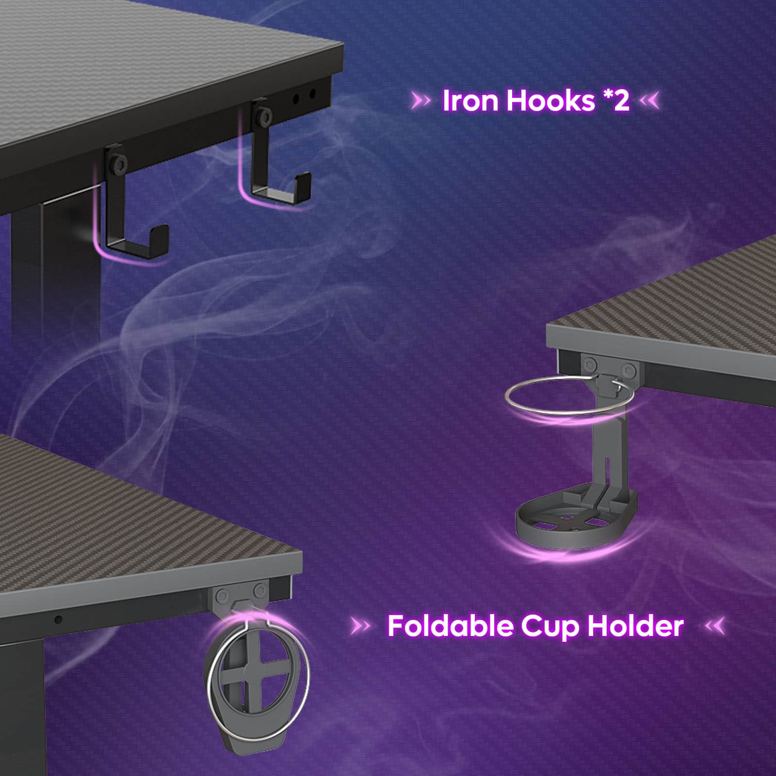 Iron Hooks *2
Foldable Cup Holder