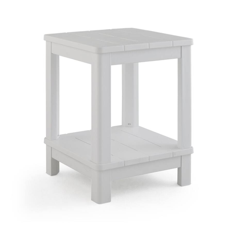 Keter Rband Table Keter Deluxe Square Resin Adirondack Side Table White 259977 - Best Buy
