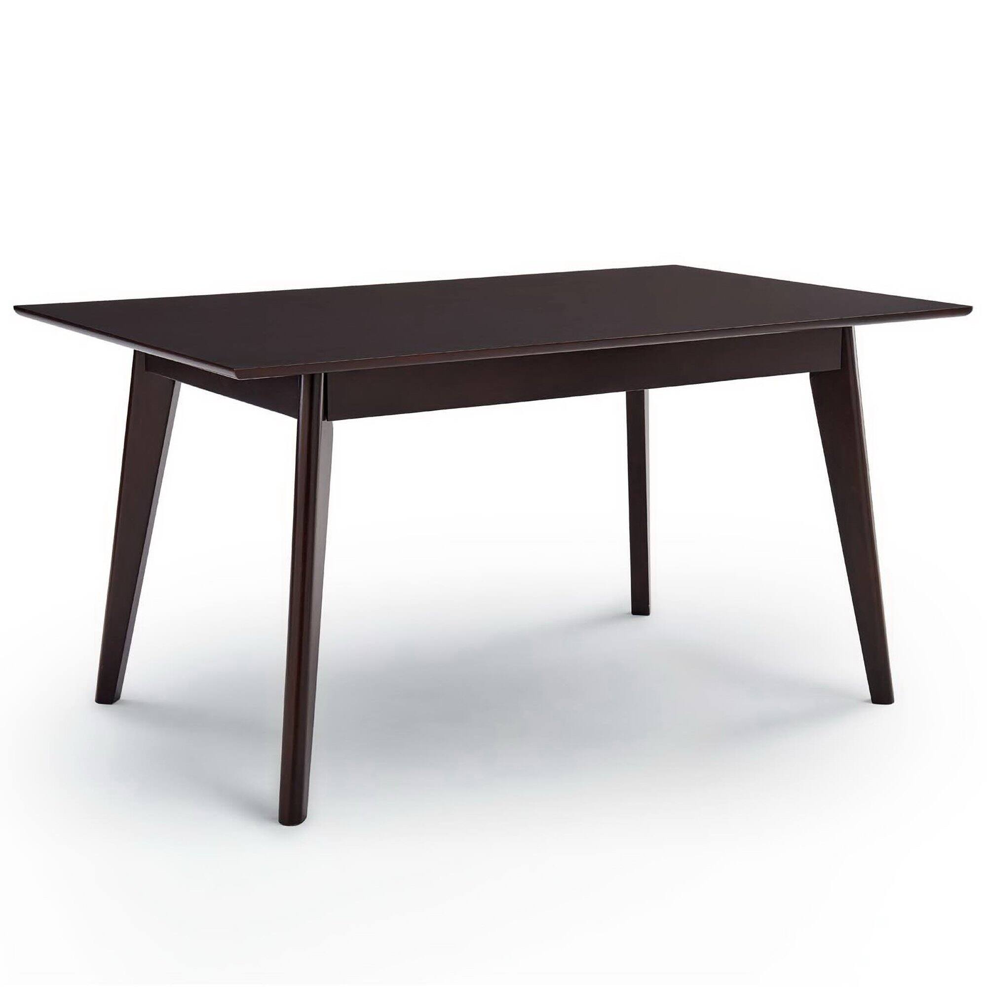 Angle. Modway - Oracle 69" Rectangle Dining Table by Modway - Cappuccino.