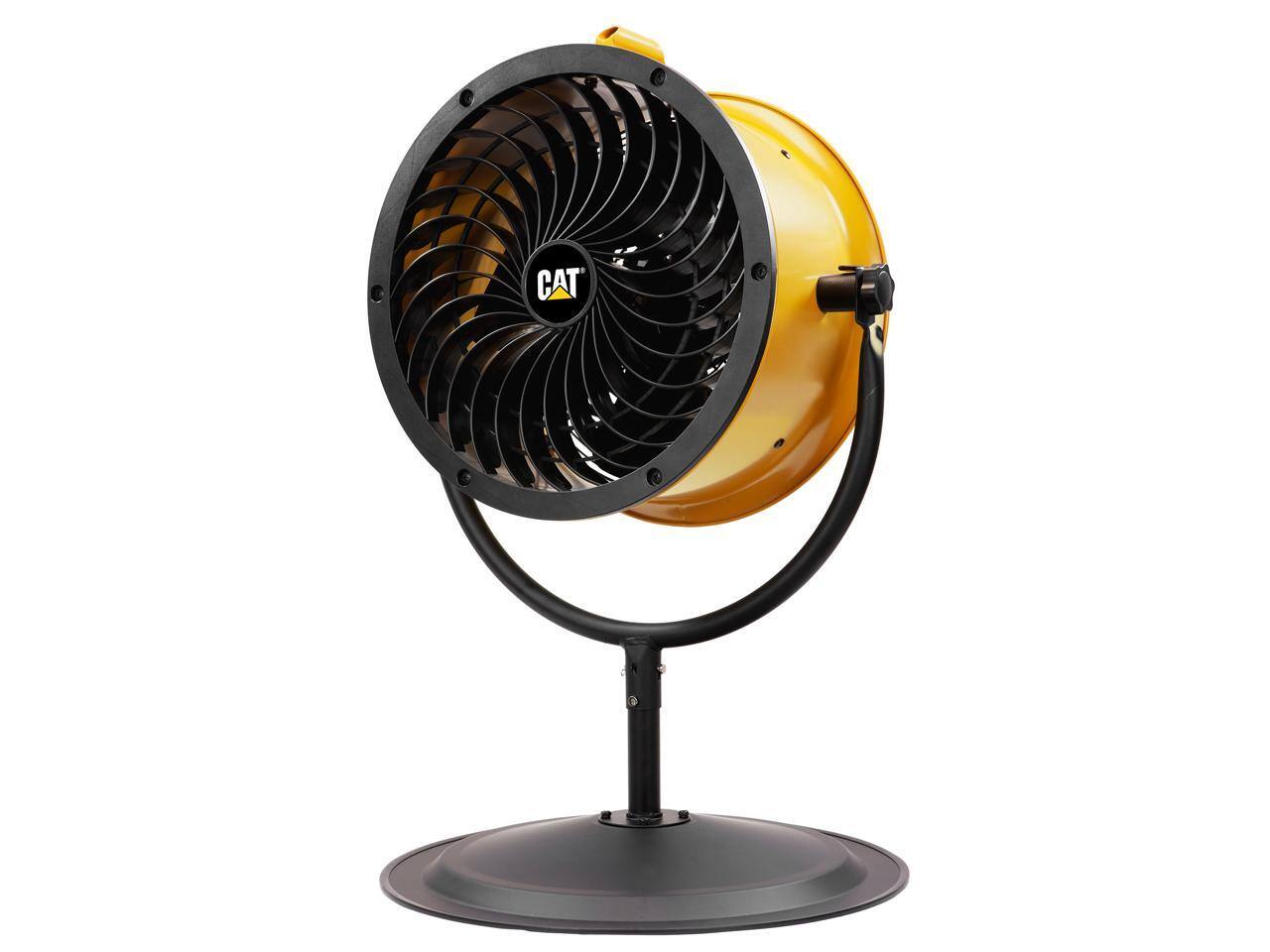 Alt View 8. Caterpillar - Caterpillar CF-HVPD-14AC-YW 14-inch High Velocity Pedestal Air Circulator - Yellow.