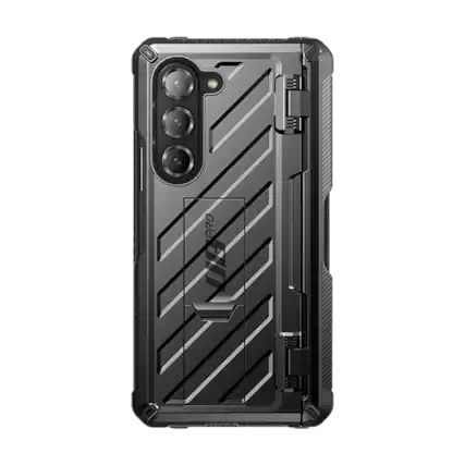Front. SUPCASE - Unicorn Beetle Pro Rugged Case for Samsung Galaxy Z Fold6 w/ S-Pen Holder – Full-Body Protection with Screen Protector - Black.