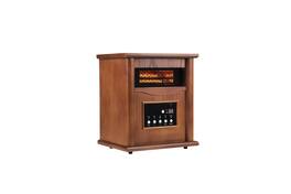 Edendirect - 1500-Watt 14.76 in. Electric Brown Convection 4 quartz tubes Infrared Space Heater with 12 Hours Timer
