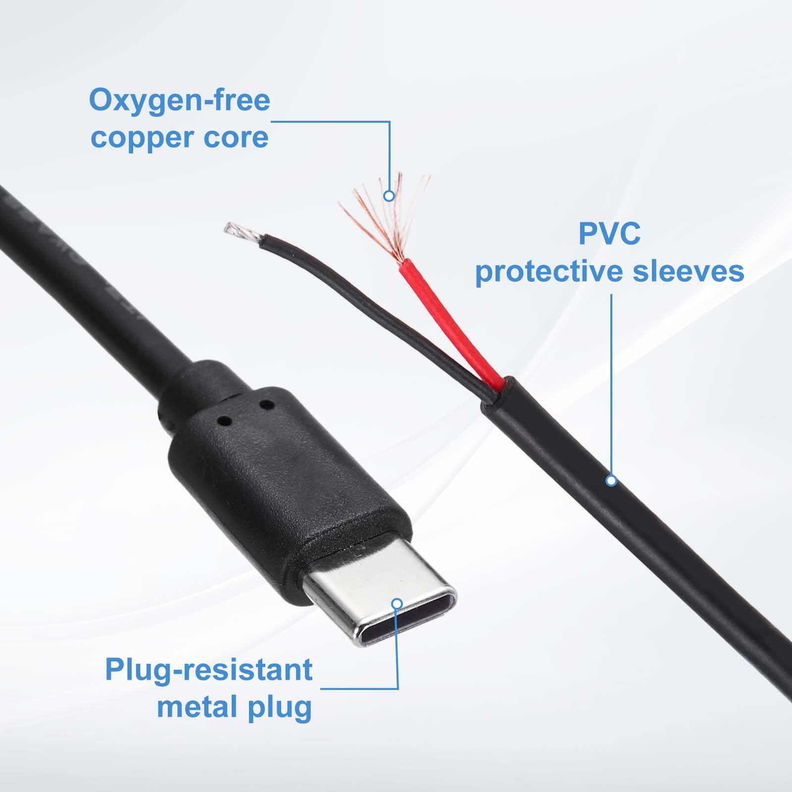 Oxygen-free copper core  
PVC protective sleeves  
Plug-resistant metal plug